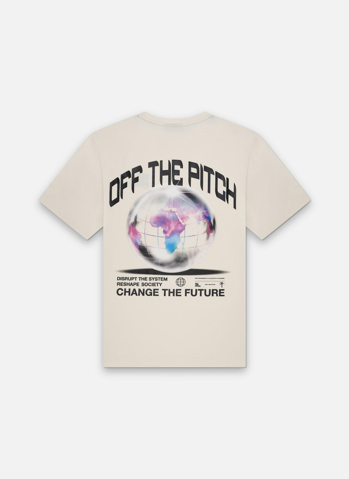 Globe Regular Tee, Off white, hi-res